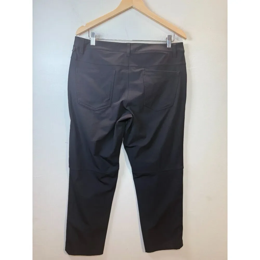 Lululemon ABC Classic Fit 5 Pocket Pant Men's 33 Black Warpstreme Stretch Smooth